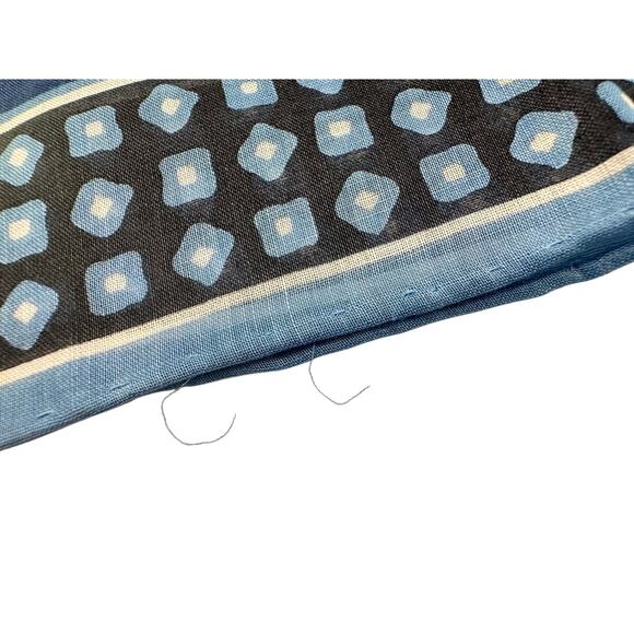 Yves Saint Laurent Vintage Handkerchief / Pocket Square / Small Scarf 18" - Picture 8 of 9